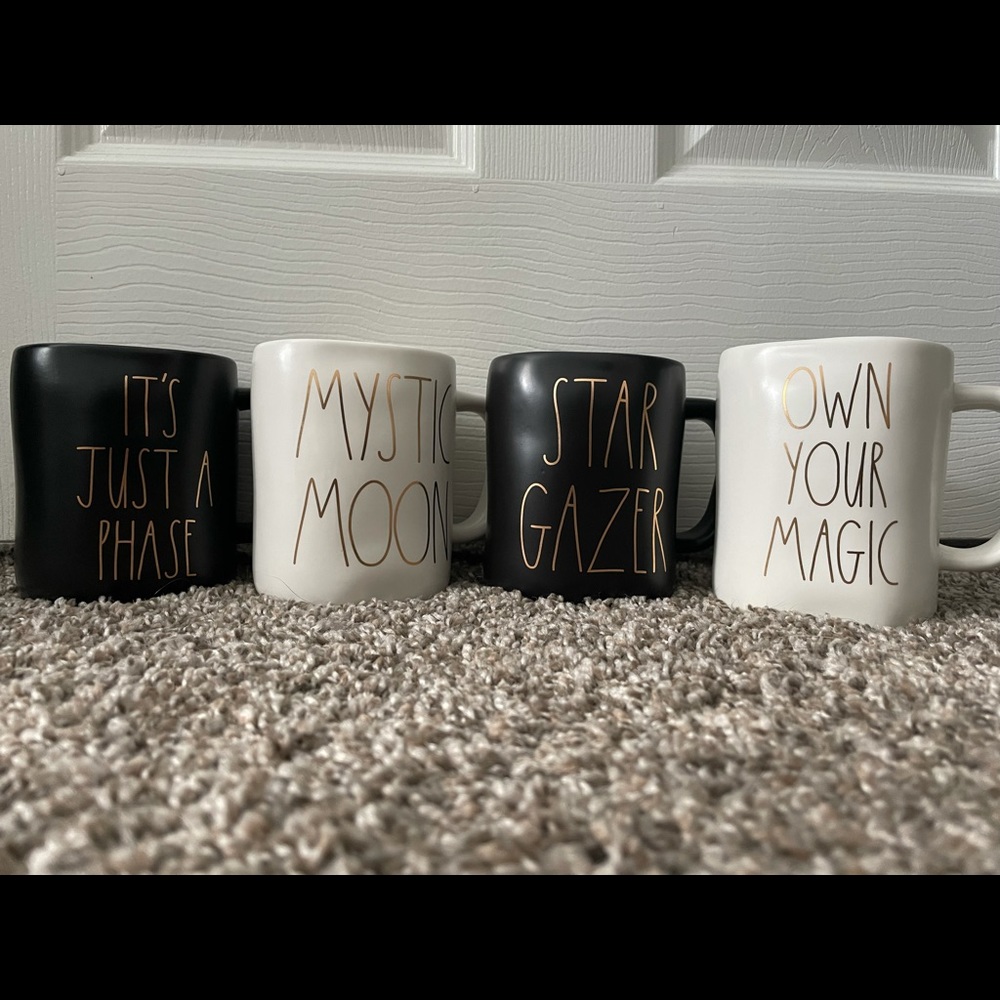 RAE DUNN Lunar Coffee Mugs